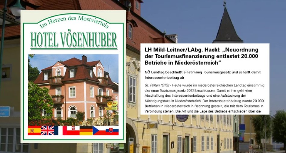 400 % Erhöhung in 258 Orten Niederösterreichs! Hotel aus Strengberg spricht Klartext