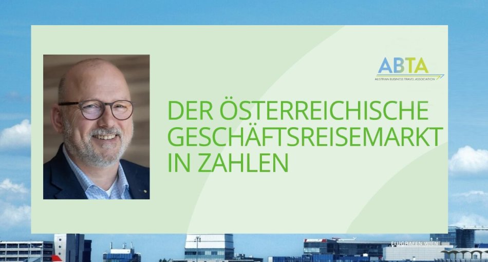 Über den Geschäftsreisemarkt gab und gibt es viele Analysen. International. Eine über Österreich, vor allem eine mit Blick in die Zukunft, gab es - anders als zwei ex-post-Betrachtungen 2017 und 2019 - bislang nicht. Das ändert sich nun unter ABTA (Austrian Business Travel Association)-Präsident Roman Neumeister (Travel Officer der OSCE / Organization for Security and Cooperation in Europe): Erstellt von Wilfried Kropp (Kropp Kommunikation), - er zeichnet innerhalb des ABTA-Vorstandes für den Bereich Technologie verantwortlich -, liegt nun der „ABTA Geschäftsreisereport 2023“ vor, der künftig regelmäßig aktualisiert werden soll. 