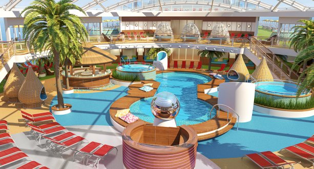 AIDAcosma Pooldeck