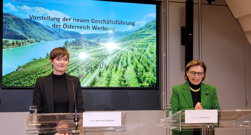 Am Freitag, den 17. Februar,, präsentierte Tourismus-Staatssekretärin Susanne Kraus-Winkler die neue ÖW-Chefin: Es Astrid Steharnig-Staudinger, die sich vor 15 Jahren mit der Agentur „Linking Brands“ selbständig gemacht hat. Amtsantritt ist Anfang Mai 2023.
