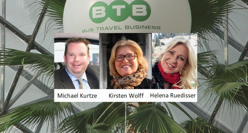Michael Kurtze, Kirsten Wolff und Helena Ruedisser