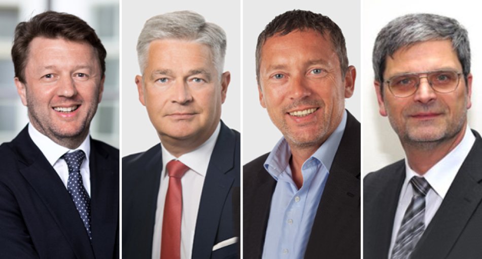 Michael Glück, Peter Tolinger, Martin Schramseis und Andreas Gruber