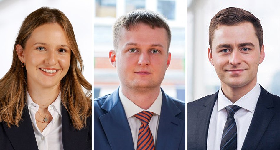 Alexander Apitzsch, Lea Steege und Manuel Strasser