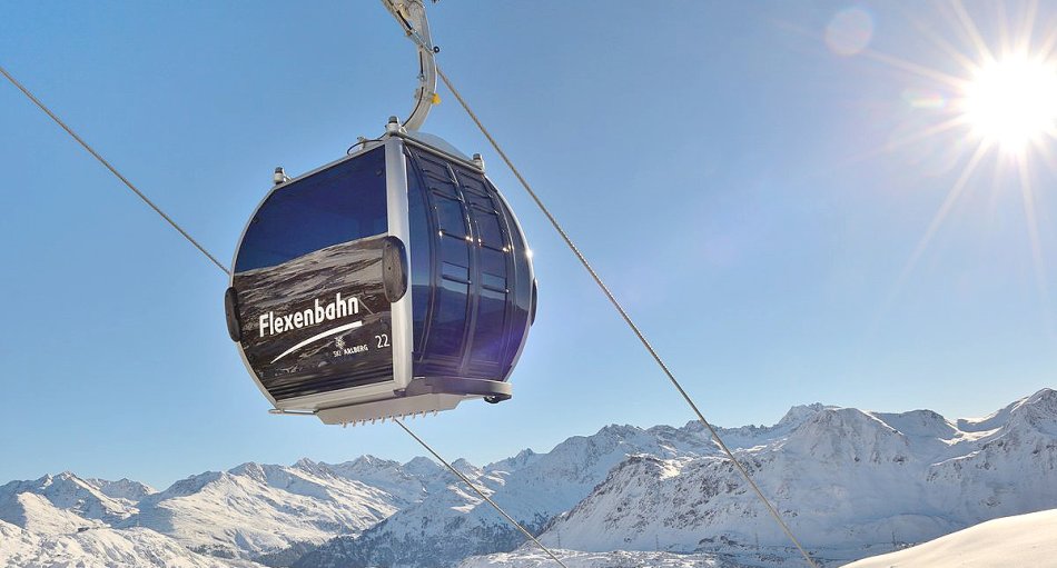 Die Flexenbahn (der Arlberger Bergbahnen AG, Nr. 4 im Umsatzranking der Top 40)