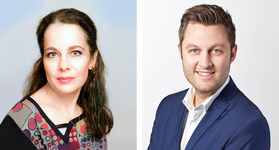 Sabine Gassner, Leiterin TUI B2B-Servicecenter Österreich, und David Szabo, Head of Operations TUI Österreich