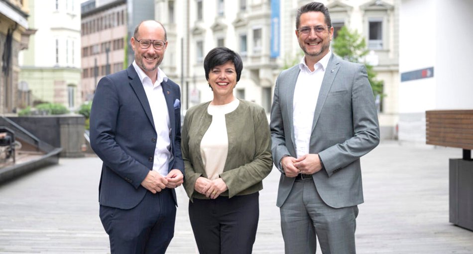 Mario Gerber, Karin Seiler und Alois Rainer