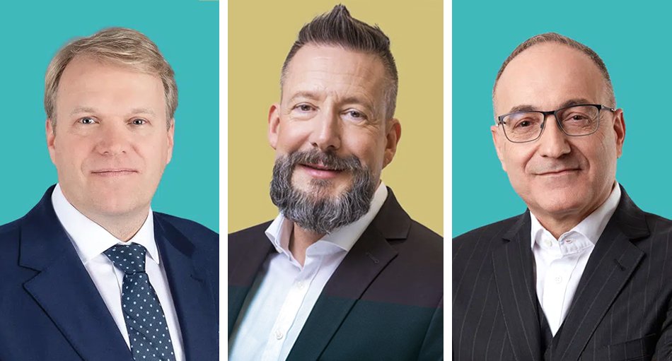Sascha Gill, Alexander Nothegger und Robert Straubhaar
