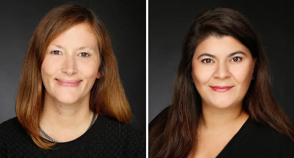 Isabell Böck und Karin Luize de Carvalho