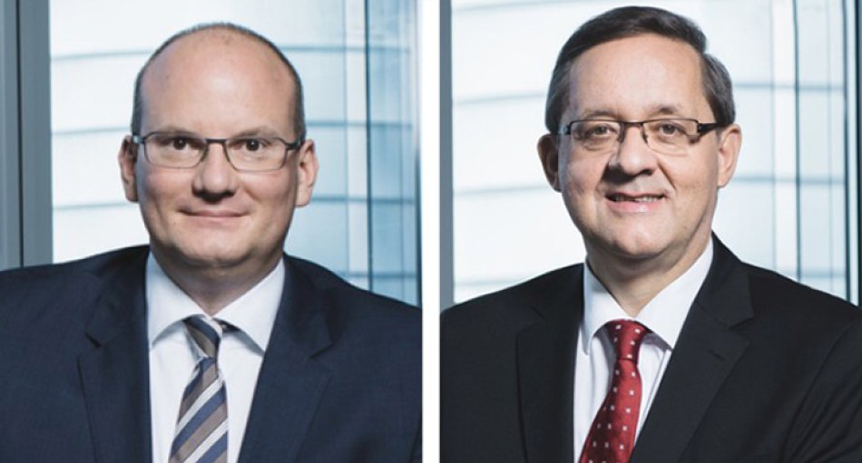 Flughafen Wien-Vorstände Julian Jäger und Günther Ofner