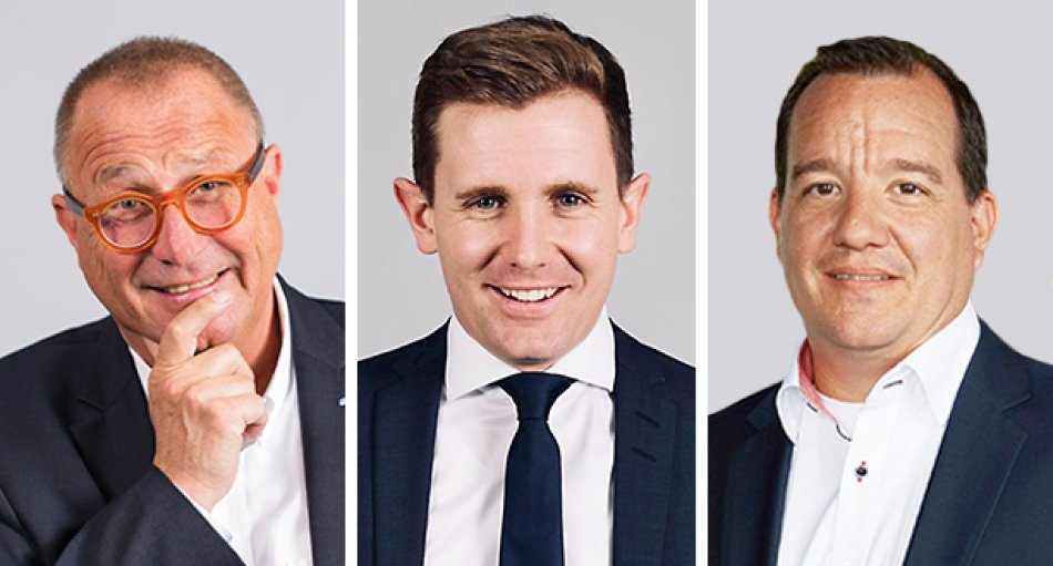 Wolfgang Kleemann, Florian Zellmann und Florian Aubke