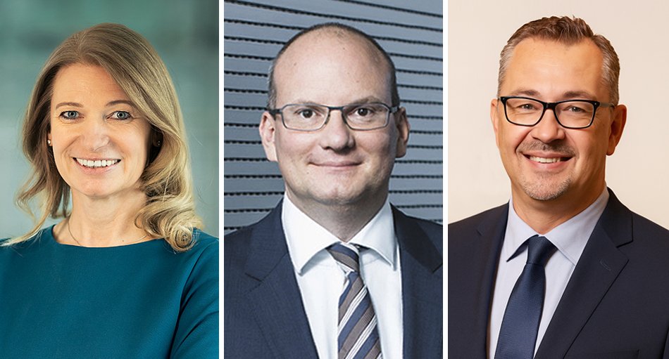 Annette Mann, Julian Jäger und Mathias Jakobi