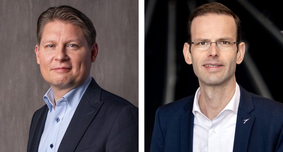 Topi Manner (Finnair) und Michael Trestl (Austrian Airlines)
