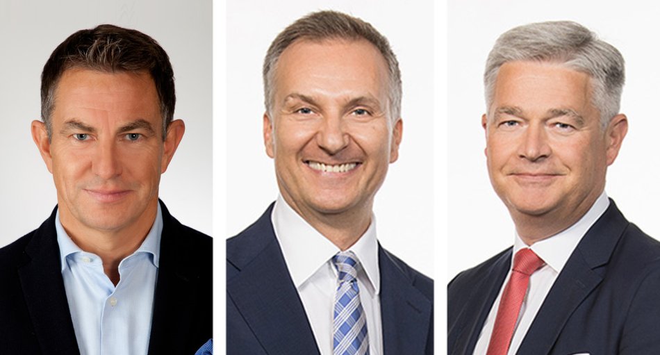 Georg Nader, Thomas Kreillechner und Peter Tolinger