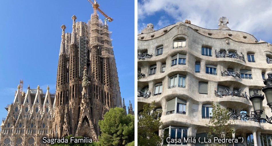 Sagrada Familia / Casa Milá („La Pedrera“)