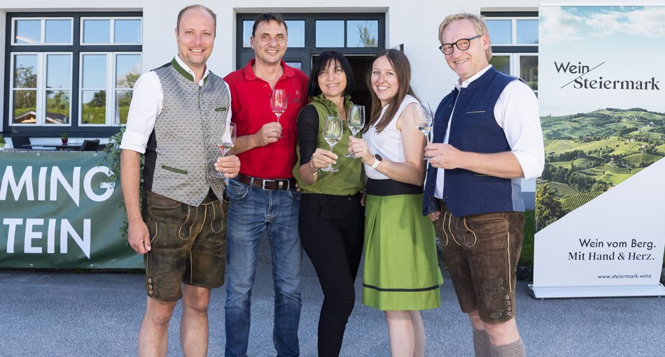 V.l.: Mathias Schattleitner, Lambert Stiegler, Andrea Jöbstl-Prattes, Barbara Hochkönig und Andreas Keinprecht
