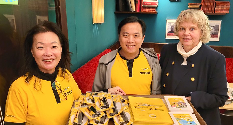 Sue Lew, Poon Jin En und Helga Eichberger