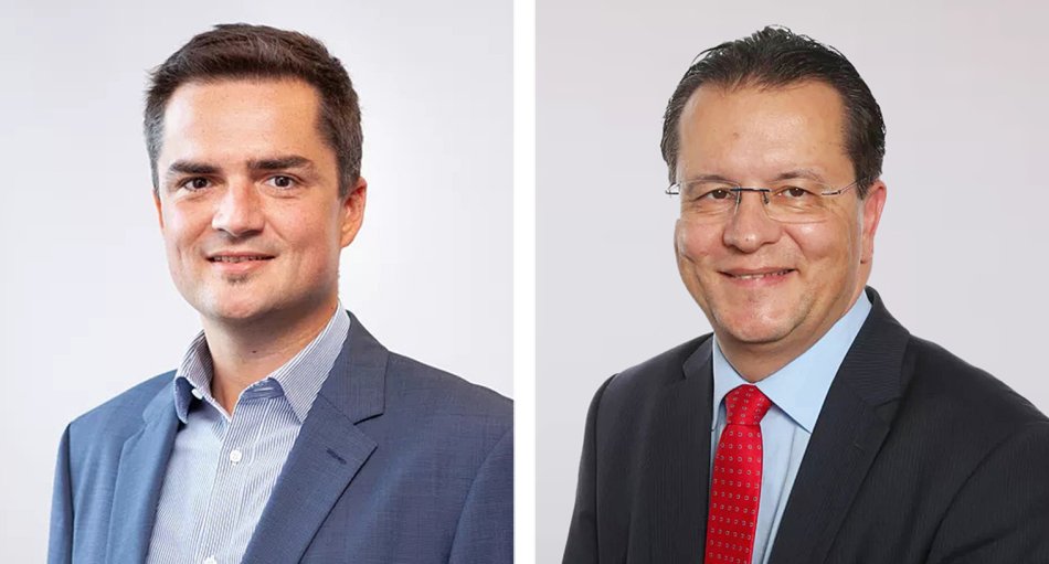 Reisewelt-Geschäftsführer Felix König und Ervin Sebestyen