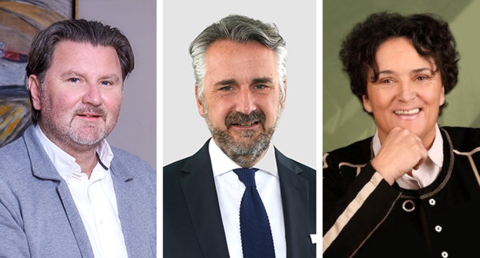 Thomas Seitlinger, Roland Wöss und Michaela Tiefenbacher