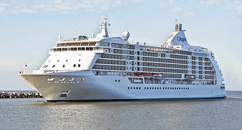 Seven Seas Voyager auf hoher See