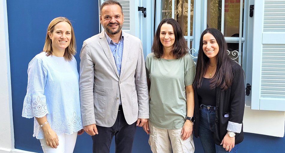Sonja Ptassek, Evangelos Georgiou, Patricia Weinberger und Zena Katsarou