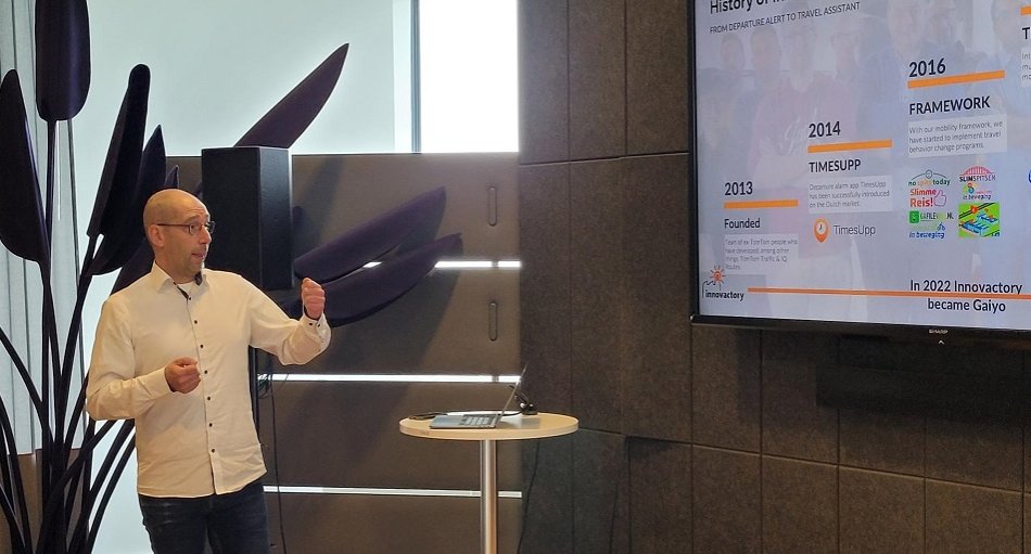 Vortrag im Rahmen der ÖW-Zukunftsreise mit Stefan Bollars, Program Manager bei GAIYO