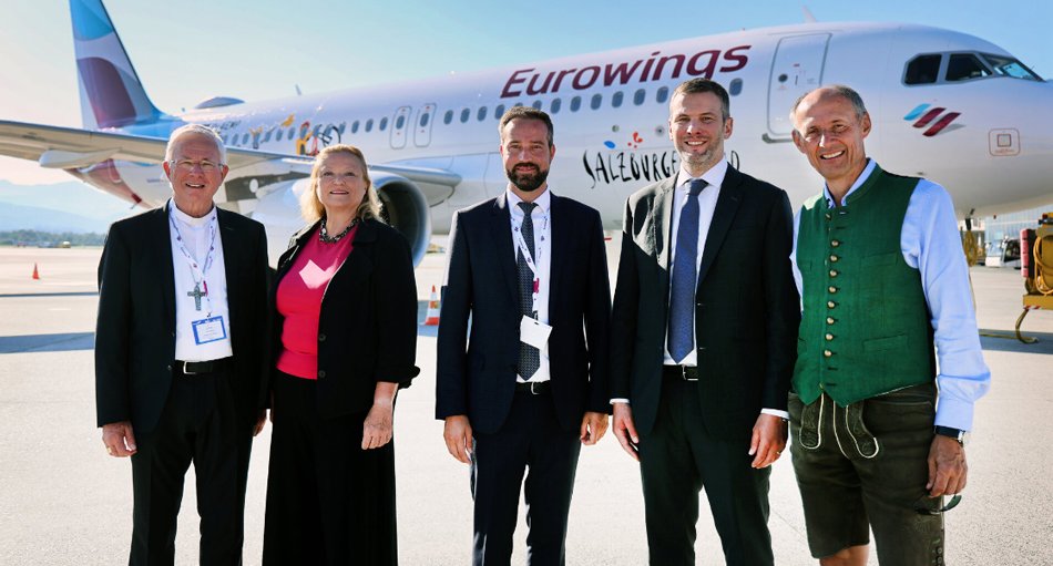 Eurowings Airbus A320 mit SalzburgerLand Sonderbeklebung
