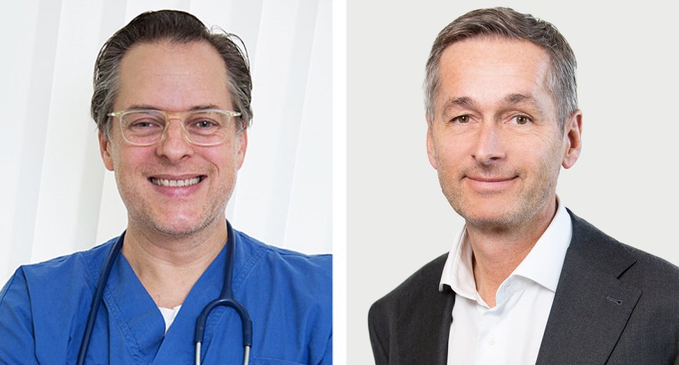 Matthias Karrer, Medical Director Europ Assistance Österreich, und Andreas Sturmlechner, Vorstand der Europäischen Reiseversicherung