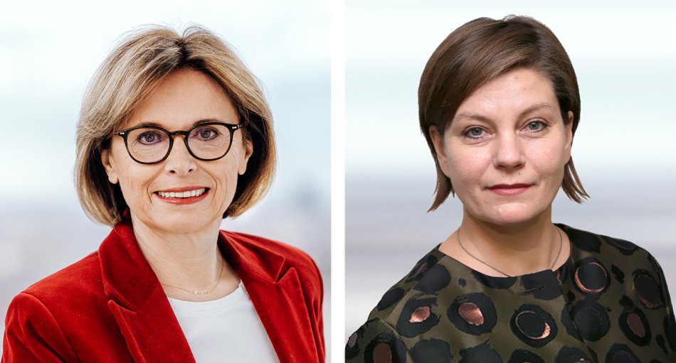 Tourismus Staatssekretärin Susanne Kraus-­Winkler und Umweltbundesamt-Geschäftsführerin Monika Mörth 