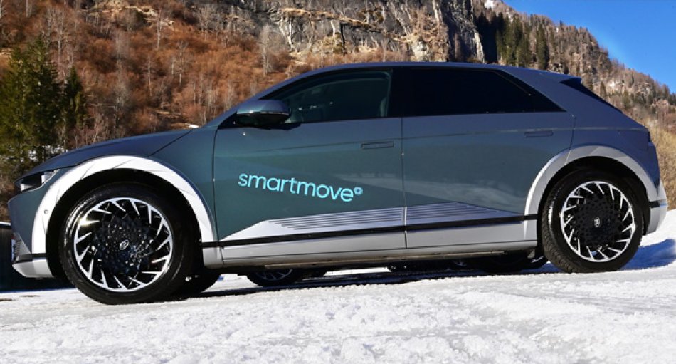 Einer der neuen Hyundai Ioniq 5 von Smartmove