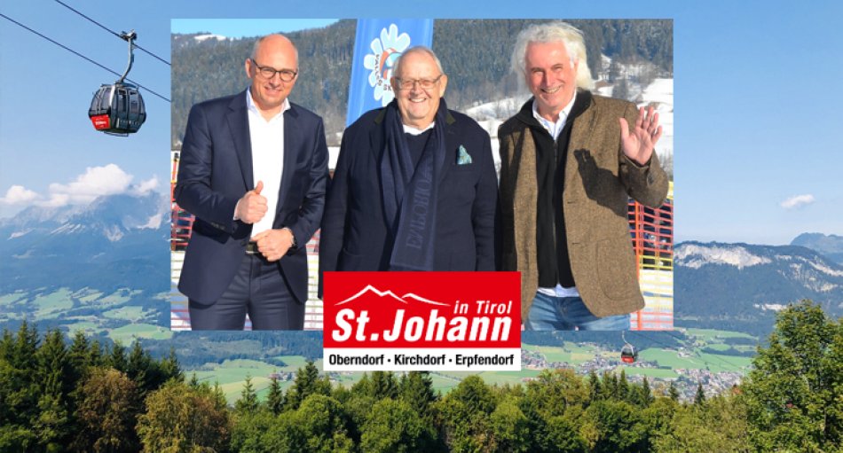 Nico Schönecker, Anton Pletzer und Jürgen Marbach sind die neuen Eigentümer der St. Johanner Bergbahnen