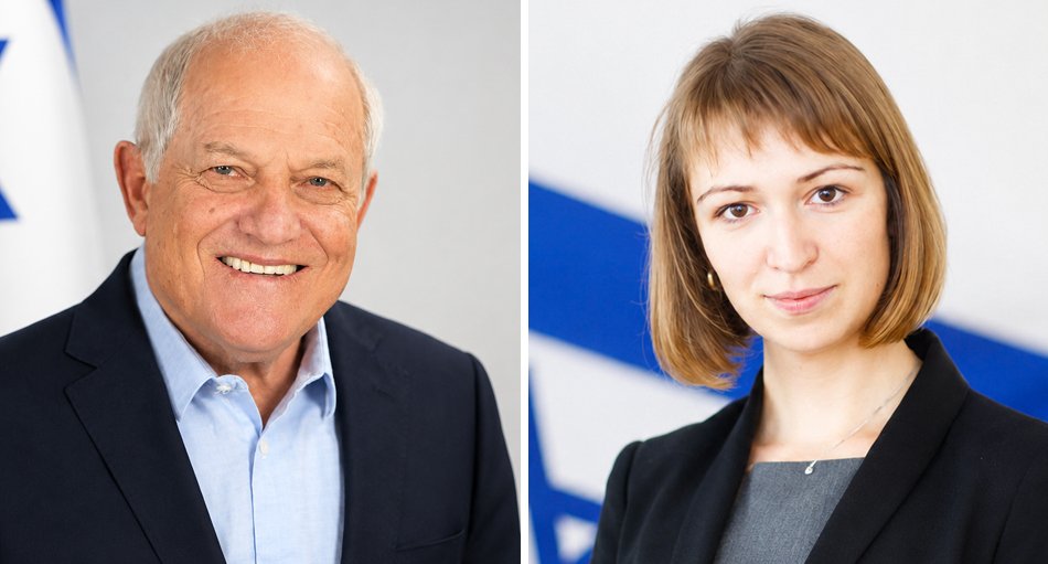 Haim Katz und Ksenia Kobiakov Haim Katz und Ksenia Kobiakov