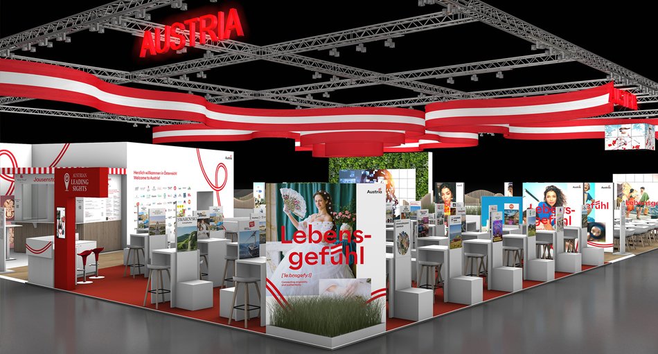 Der Österreich Stand bei der ITB Der Österreich Stand bei der ITB