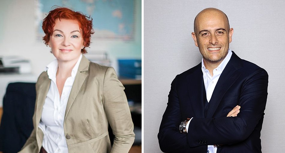 Vladimira Bodnarova und Francesco Deledda